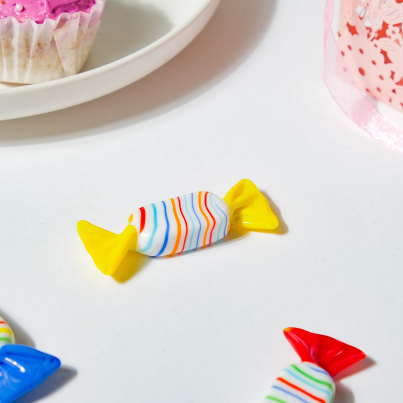 Beam Of Sunshine Yellow Candy Glass Decor - Showpiece | Home decor item | Room decoration item