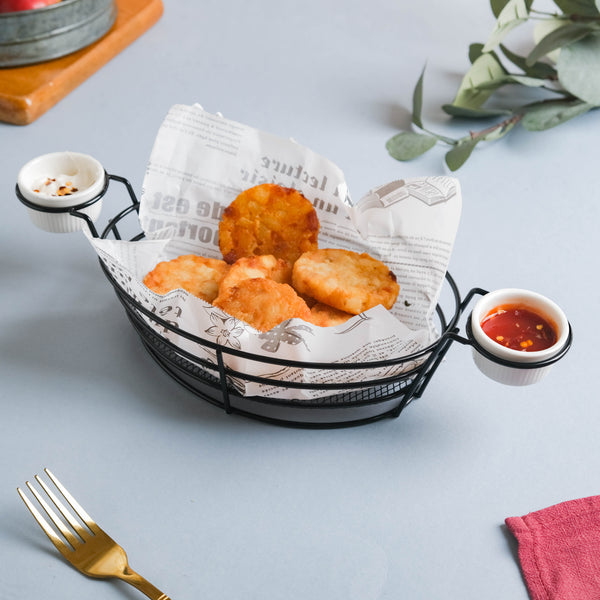 Oval Snack Basket