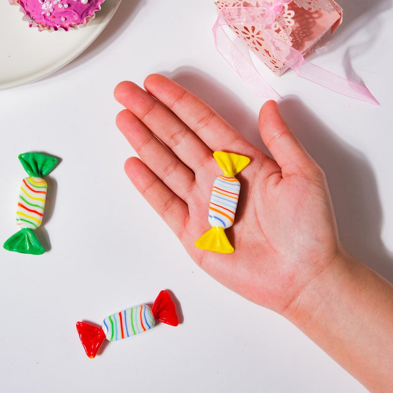 Beam Of Sunshine Yellow Candy Glass Decor - Showpiece | Home decor item | Room decoration item