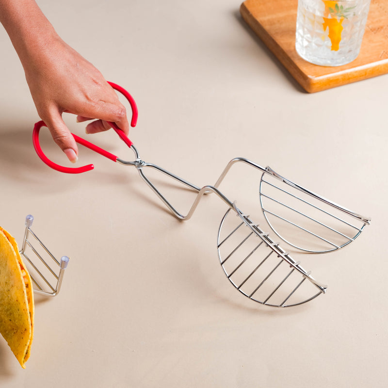 Steel Scissors Tongs - Kitchen Tool