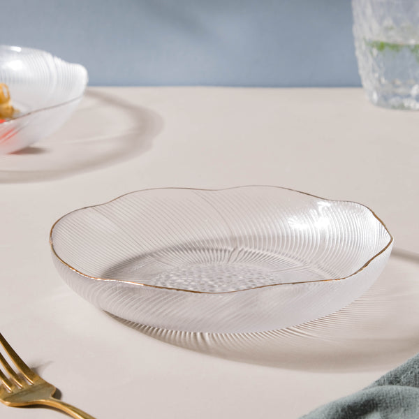 Glass Salad Plate