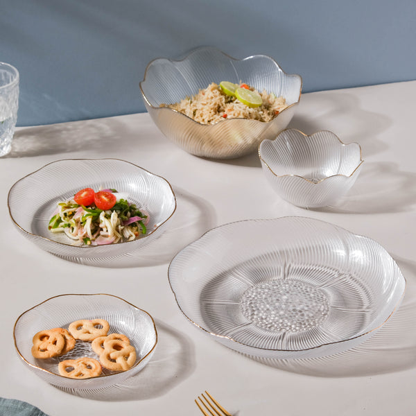 Glass Salad Plate