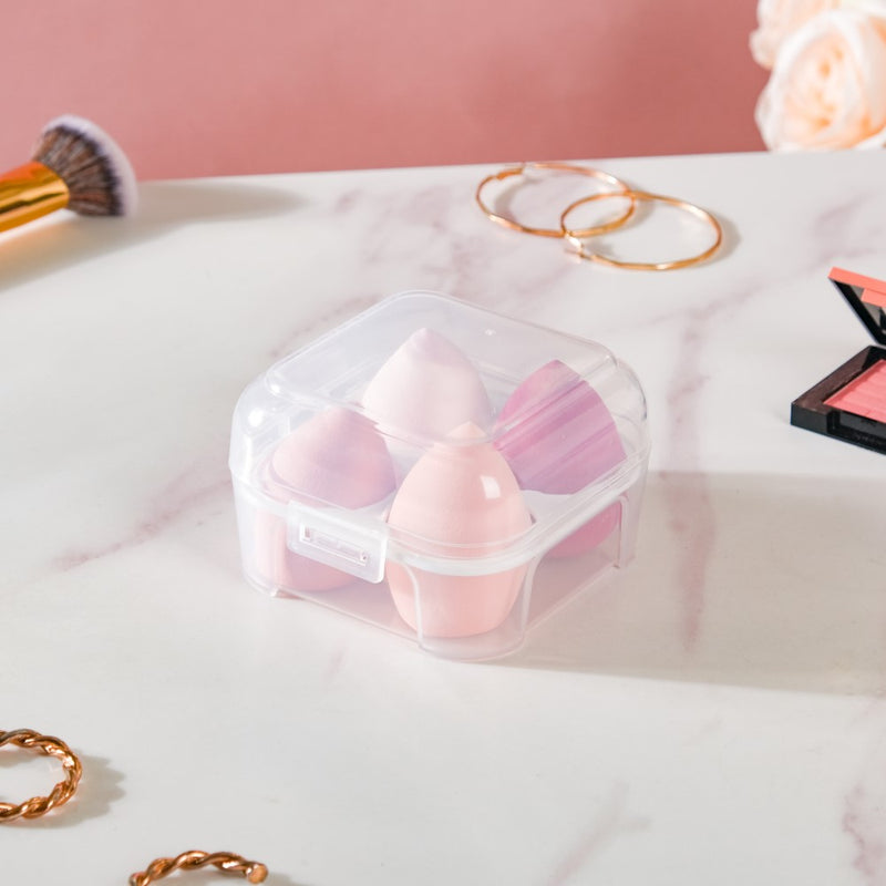 Plush Beauty Blender Pink Set of 4