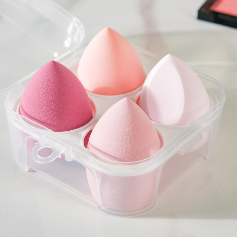 Plush Beauty Blender Pink Set of 4