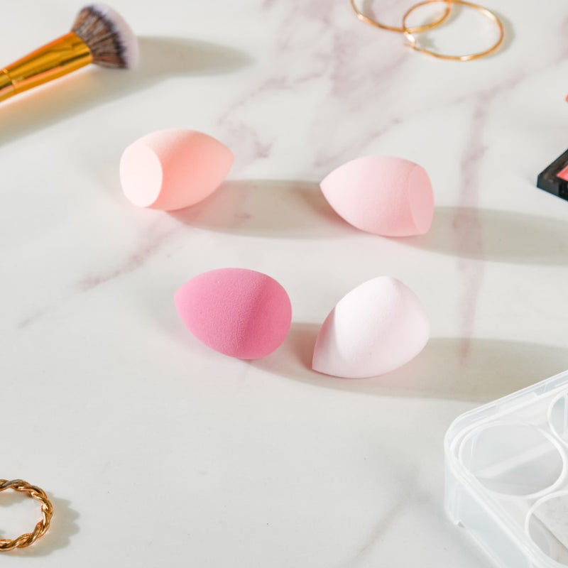 Plush Beauty Blender Pink Set of 4