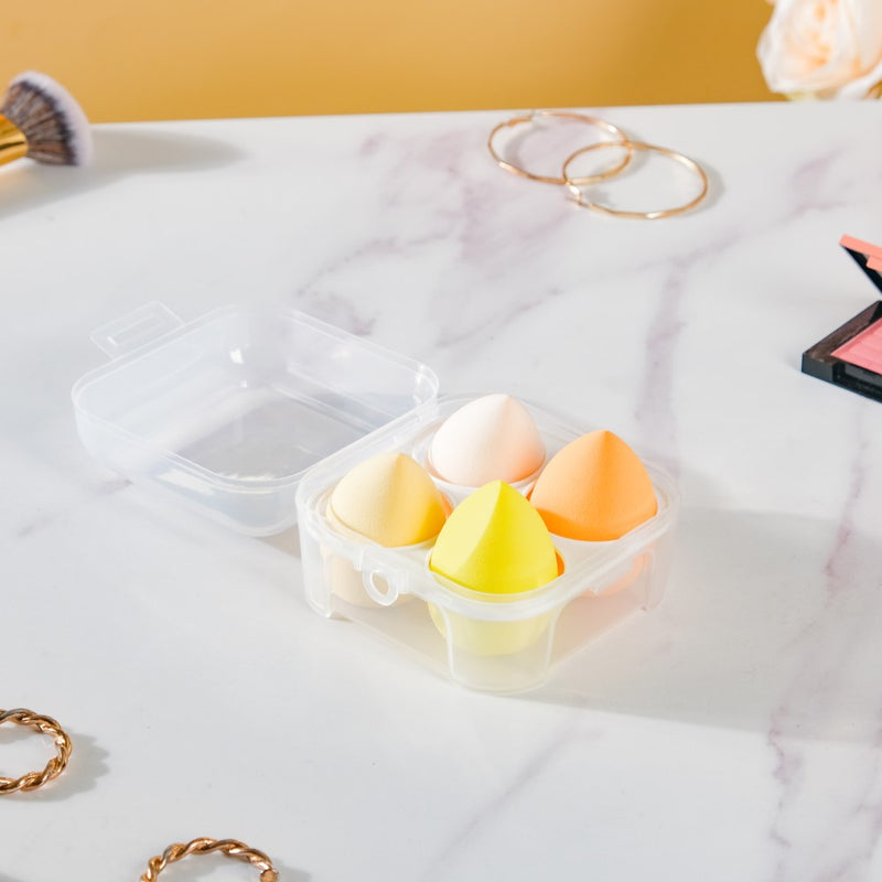 Plush Beauty Blender Multicolor Set of 4