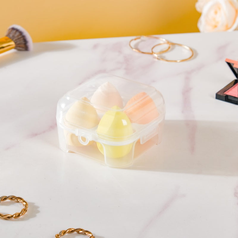 Plush Beauty Blender Multicolor Set of 4