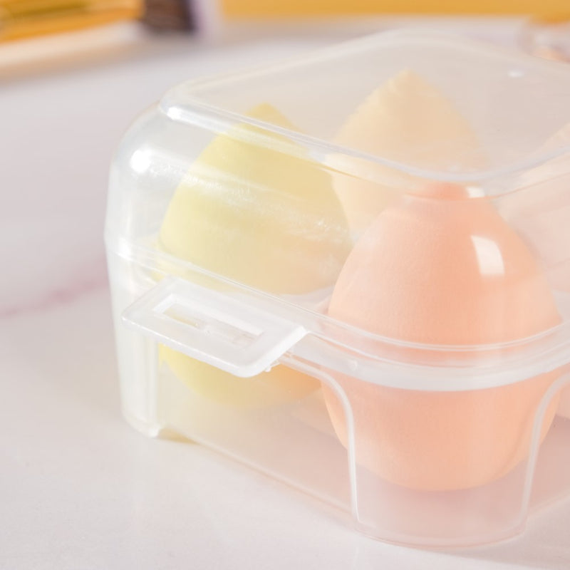 Plush Beauty Blender Multicolor Set of 4