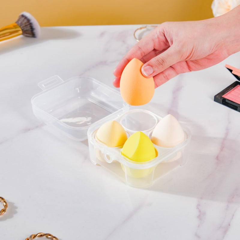 Plush Beauty Blender Multicolor Set of 4