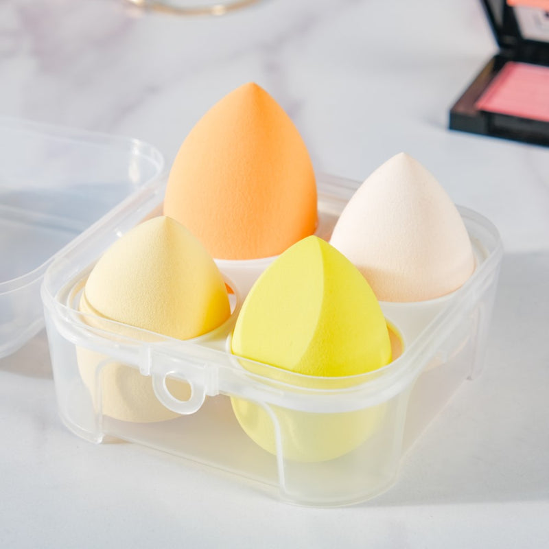 Plush Beauty Blender Multicolor Set of 4