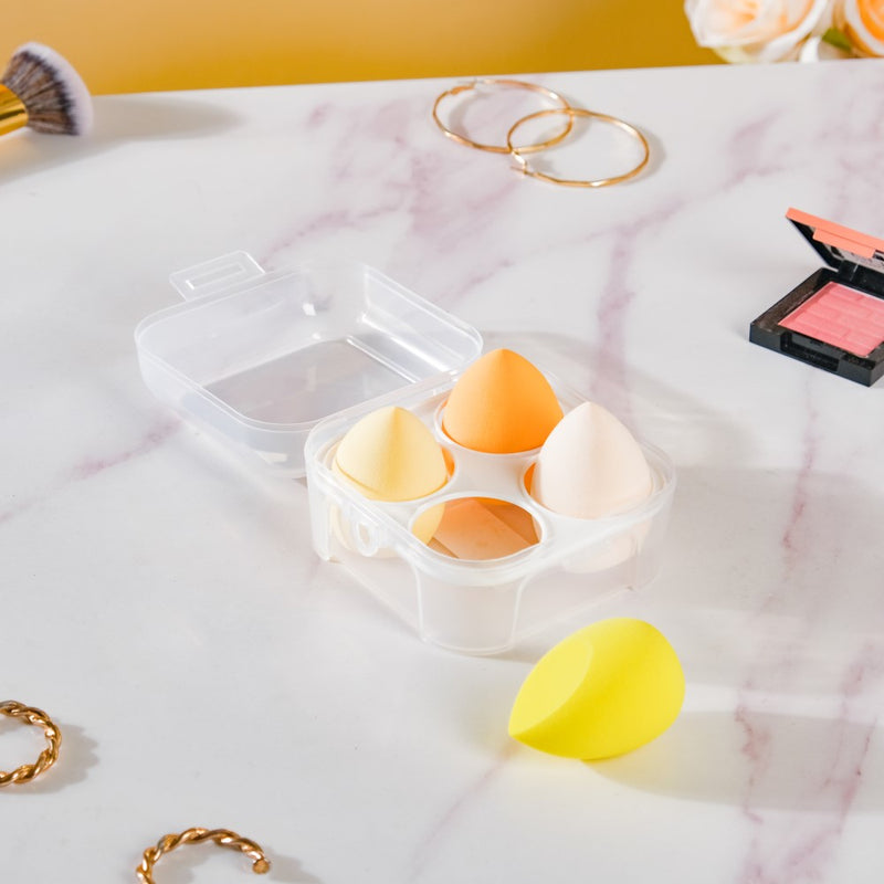 Plush Beauty Blender Multicolor Set of 4