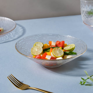 Decorative Glass Salad Bowl