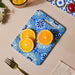 Cerulean Moroccan Ceramic Board 7 Inch - Ceramic platter, serving platter, fruit platter | Plates for dining table & home decor