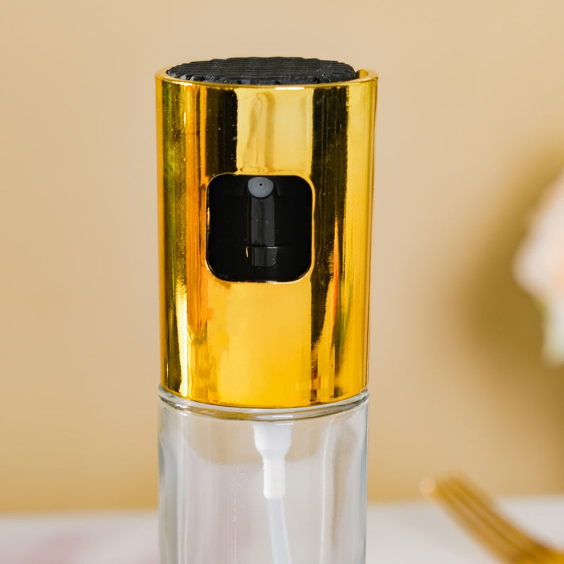 Oil Sprayer Bottle For Cooking Gold Set Of 2