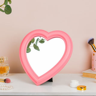 Hearty Desk Mirror Pink Large