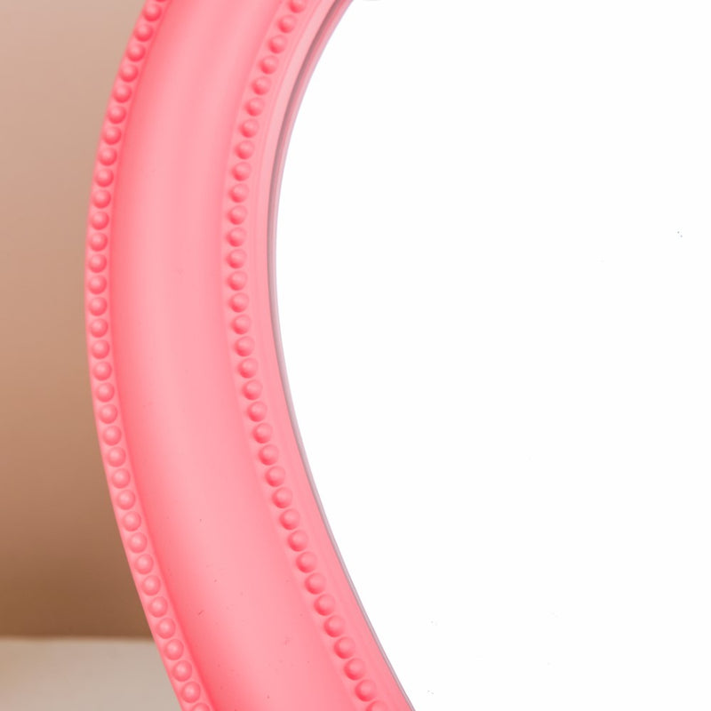 Hearty Desk Mirror Pink Large - Dressing table mirror and makeup vanity mirror online | Room decor items