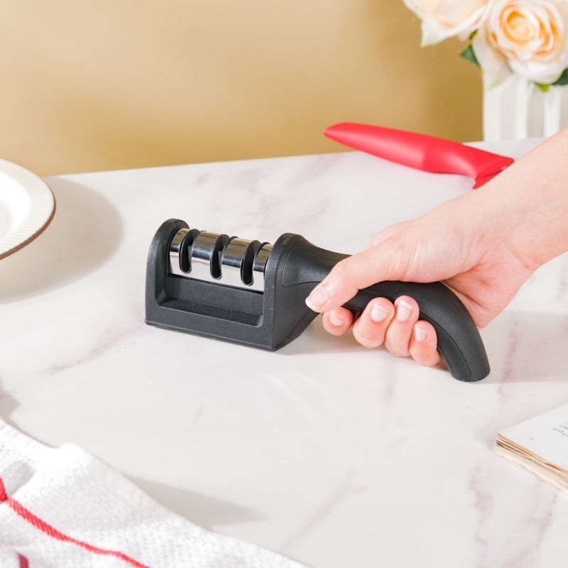 Manual 3 Slot Knife Sharpener Tool - Kitchen Tool