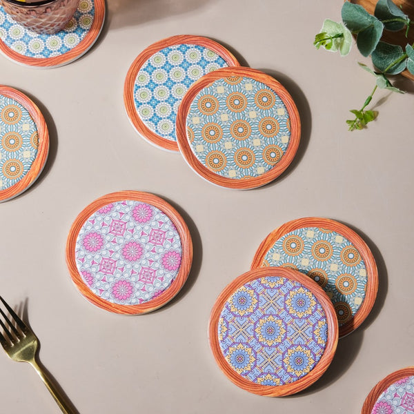 Lavender Ceramic Coaster Set of 4