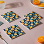 Zesty Lemons Square Tile Coaster Set Of 4