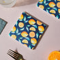 Zesty Lemons Square Tile Coaster Set Of 4