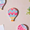 Chevron Hot Air Balloon Fridge Magnet - Showpiece | Home decor item | Room decoration item