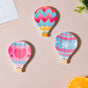 Hot Air Balloon Fridge Magnet Set Of 3 - Showpiece | Home decor item | Room decoration item