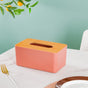 Tissue Box With Wooden Lid Pink - Tissue box and organizer | Home and room decor items