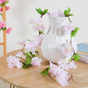 Artificial Sakura Blossoms And Leaves Vine Pink - Artificial flower | Home decor item | Room decoration item