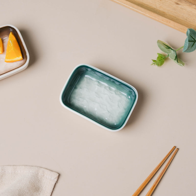 Rustic Green Dip Bowl - Bowl, ceramic bowl, dip bowls, chutney bowl, dip bowls ceramic | Bowls for dining table & home decor 