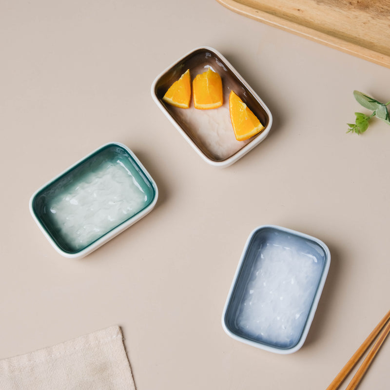 Rustic Blue Dip Bowl - Bowl, ceramic bowl, dip bowls, chutney bowl, dip bowls ceramic | Bowls for dining table & home decor 