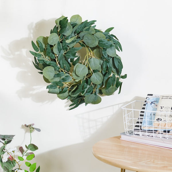 Decorative Willow And Eucalyptus Leaves Vine - Artificial Plant | Flower for vase | Home decor item | Room decoration item