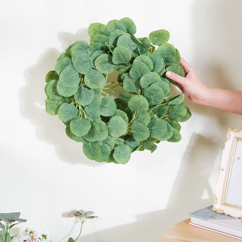 Eucalyptus Leaf Vine For Decor Light Green - Artificial Plant | Flower for vase | Home decor item | Room decoration item