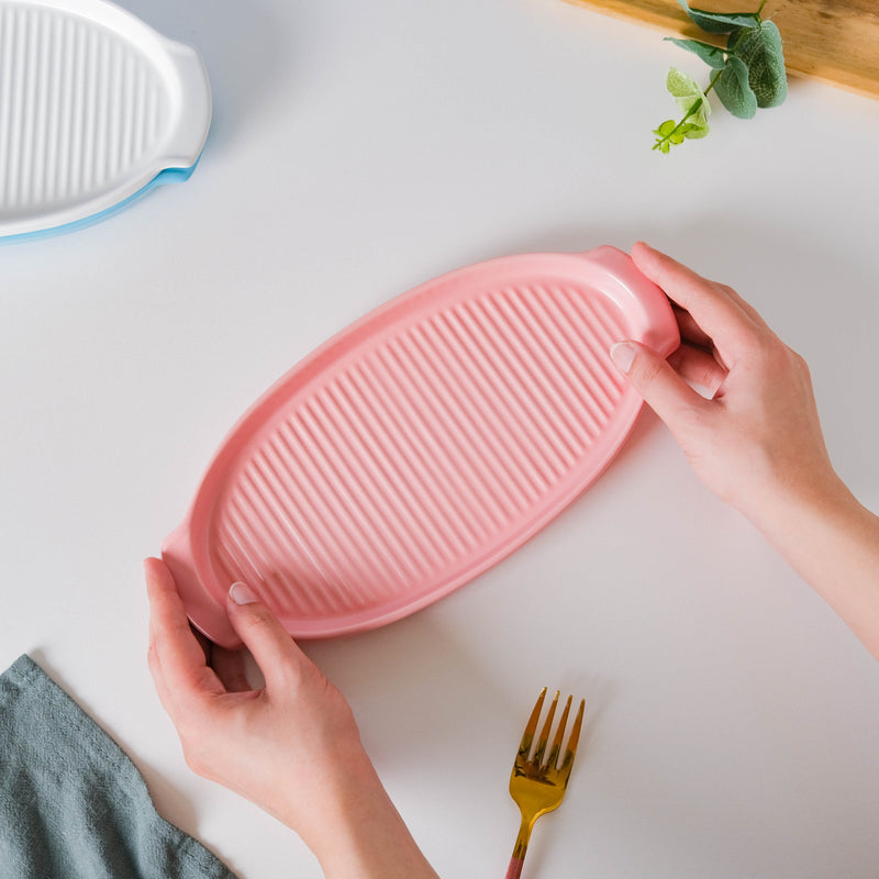 Very Berry Grill Platter - Ceramic platter, serving platter, fruit platter | Plates for dining table & home decor