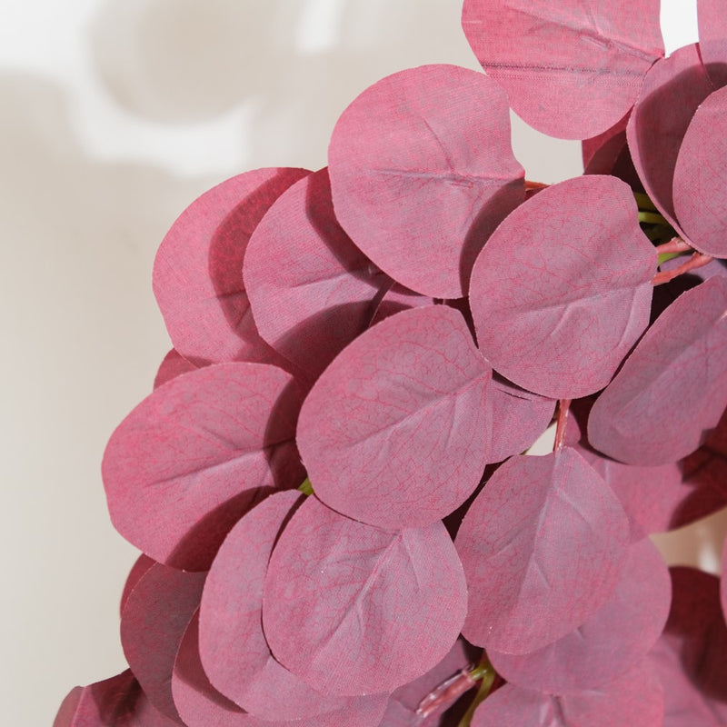 Decorative Eucalyptus Leaf Vine Purple - Artificial Plant | Flower for vase | Home decor item | Room decoration item