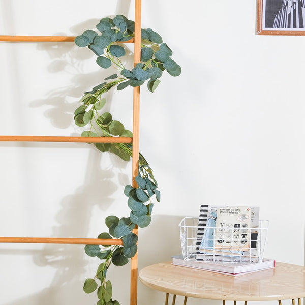 Eucalyptus Leaf Vine For Decoration Green - Artificial Plant | Flower for vase | Home decor item | Room decoration item