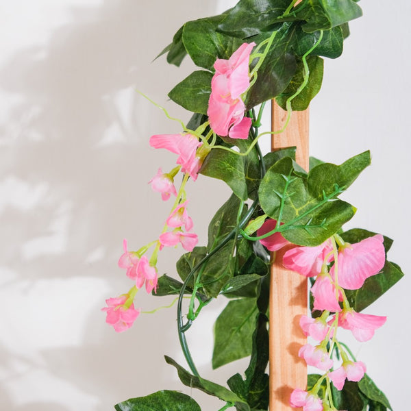 Party Decor Floral Vine Set of 2 Pink - Artificial flower | Flower for vase | Home decor item | Room decoration item