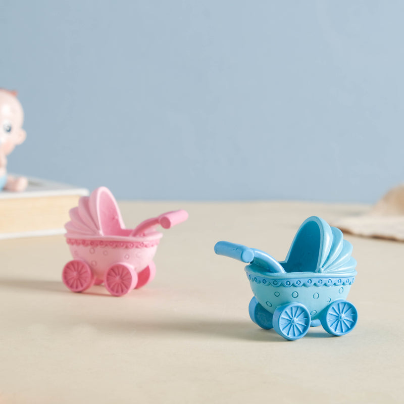 Miniature Baby Carriage - Showpiece | Home decor item | Room decoration item