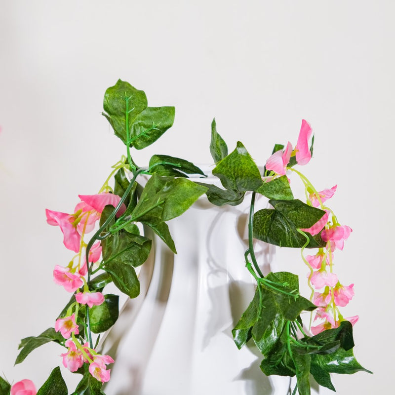 Party Decor Floral Vine Set of 2 Pink - Artificial flower | Flower for vase | Home decor item | Room decoration item