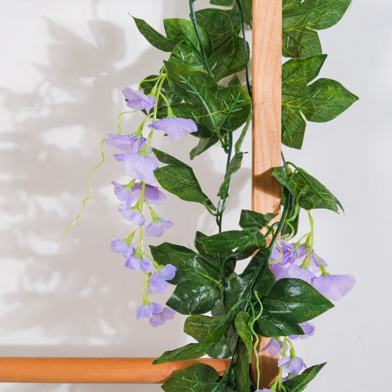 Party Decor Floral Vine Set of 2 Purple - Artificial flower | Flower for vase | Home decor item | Room decoration item