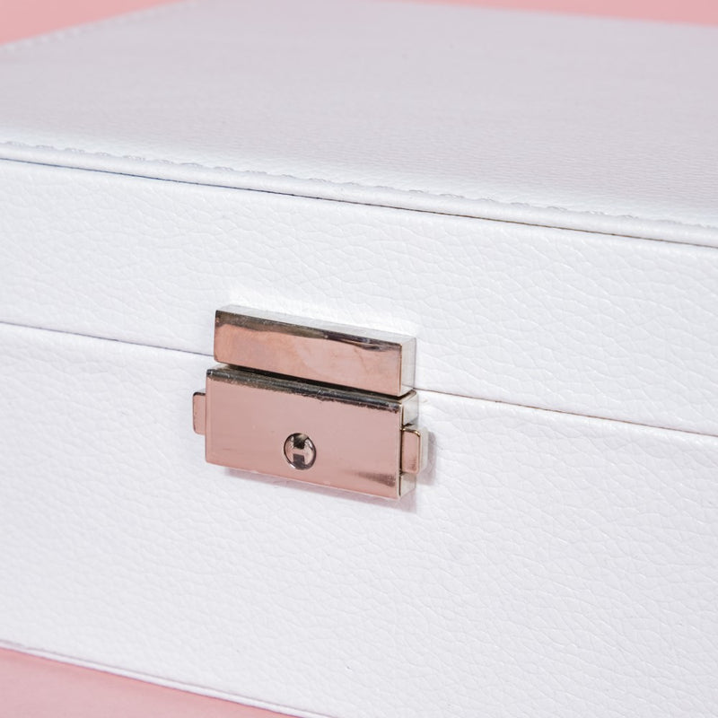 Portable Jewellery Organiser White