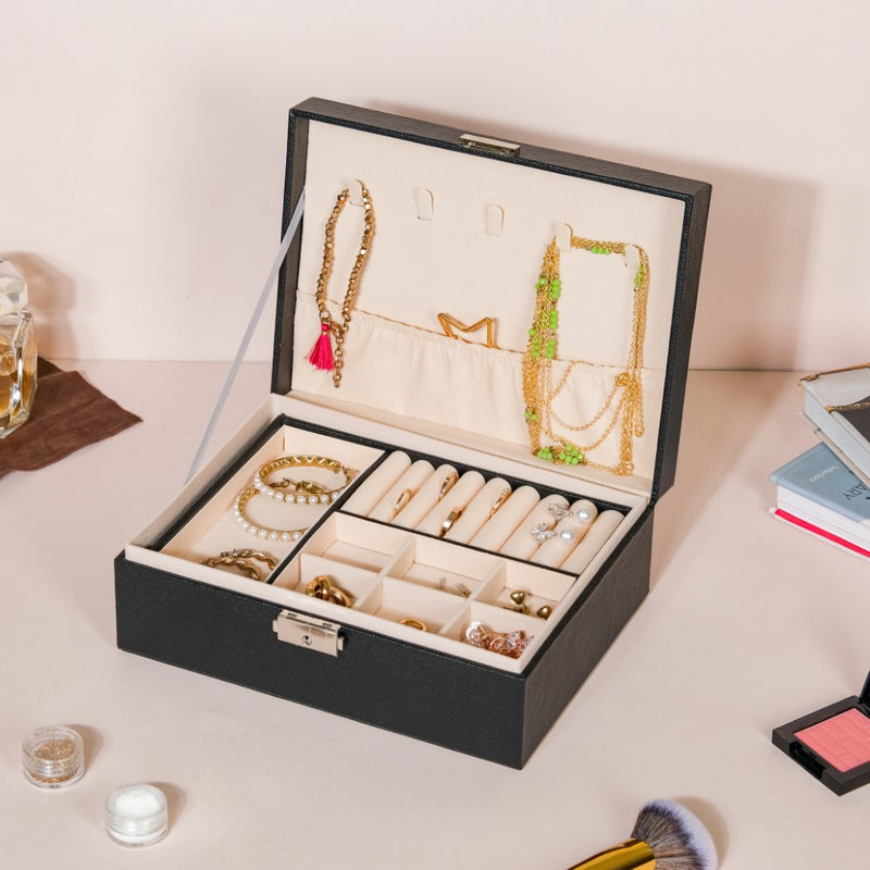 Portable Jewellery Organiser Black