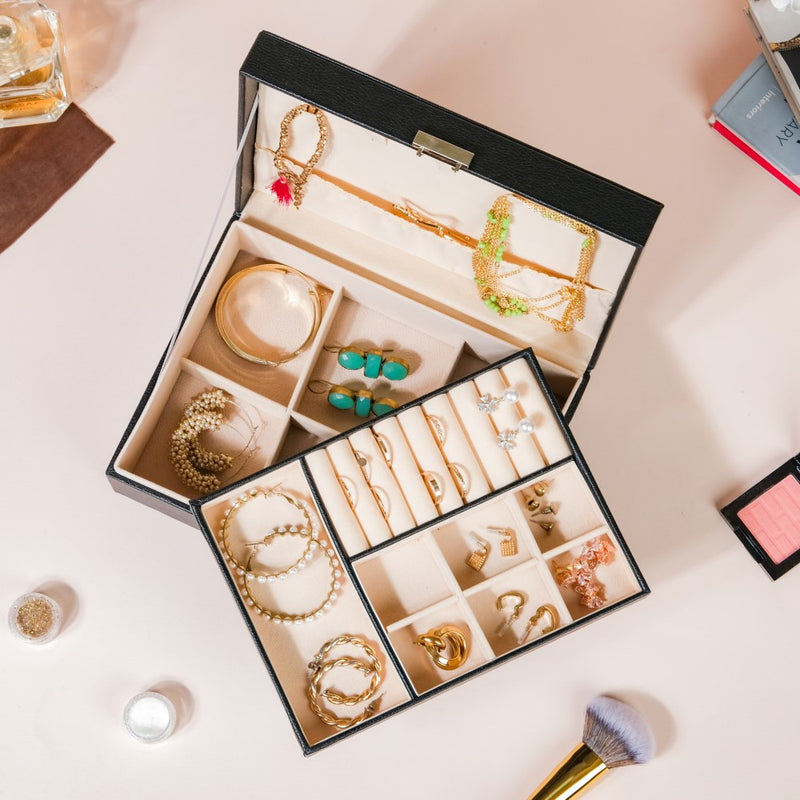 Portable Jewellery Organiser Black