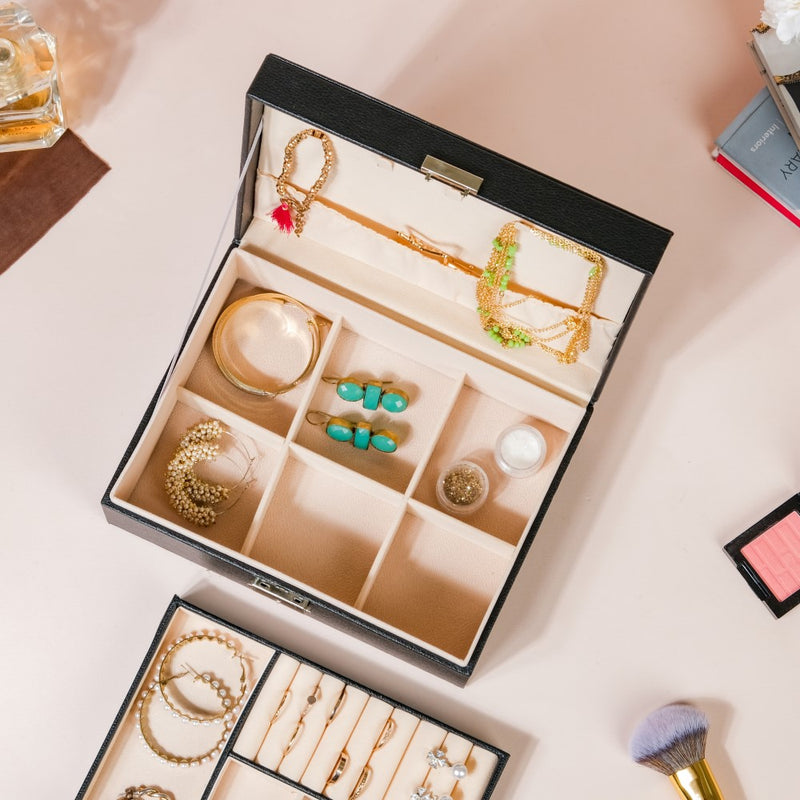 Portable Jewellery Organiser Black