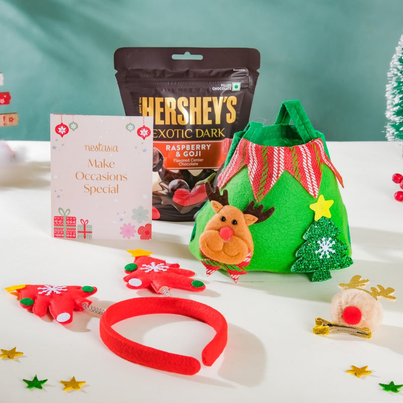Elfie Time Christmas Hamper Set Of 4