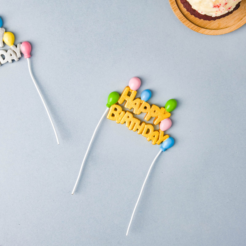 Happy Birthday Cake topper
