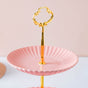 Pink Pebble 2-tier Cupcake Stand