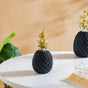 Pineapple Decor Black Small - Showpiece | Home decor item | Room decoration item