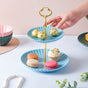 True Blue 2-tier Cupcake Stand