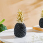 Pineapple Decor Black Medium - Showpiece | Home decor item | Room decoration item