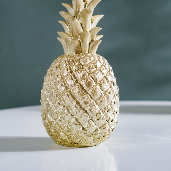 Pineapple Decor Golden Small - Showpiece | Home decor item | Room decoration item